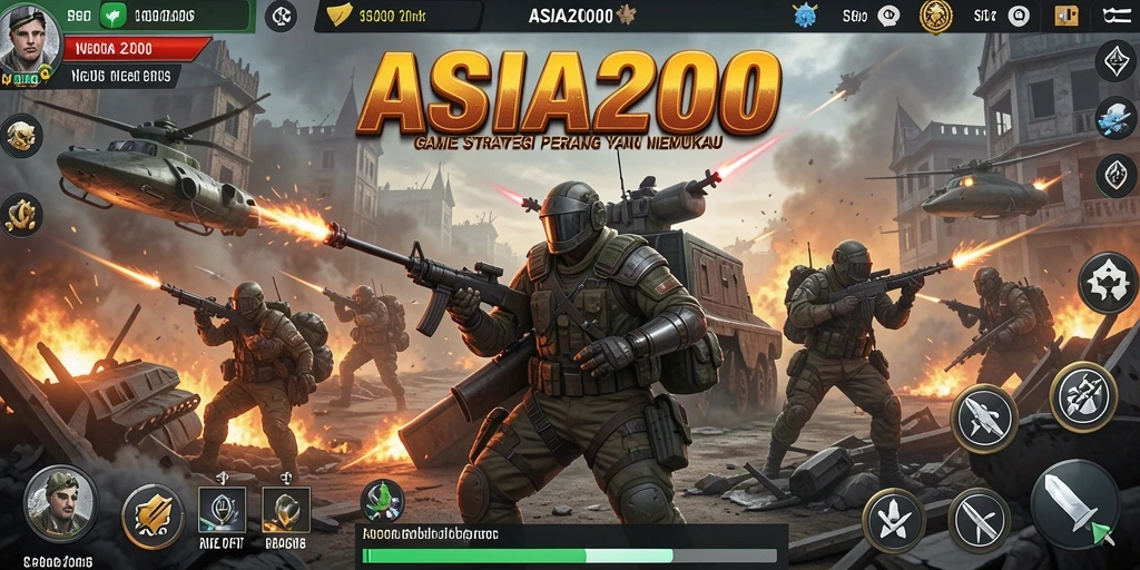 Taktik dan strategi perang dalam gameplay ASIA200.