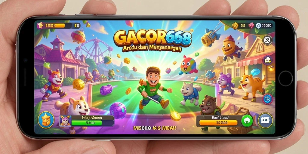 Screenshot GACOR668 menampilkan gameplay Arcade yang mendebarkan.