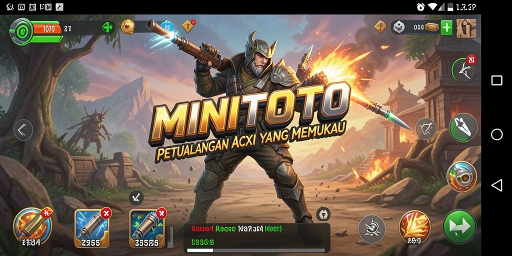 Tangkapan layar gameplay MINITOTO yang menunjukkan aksi seru dan menegangkan.