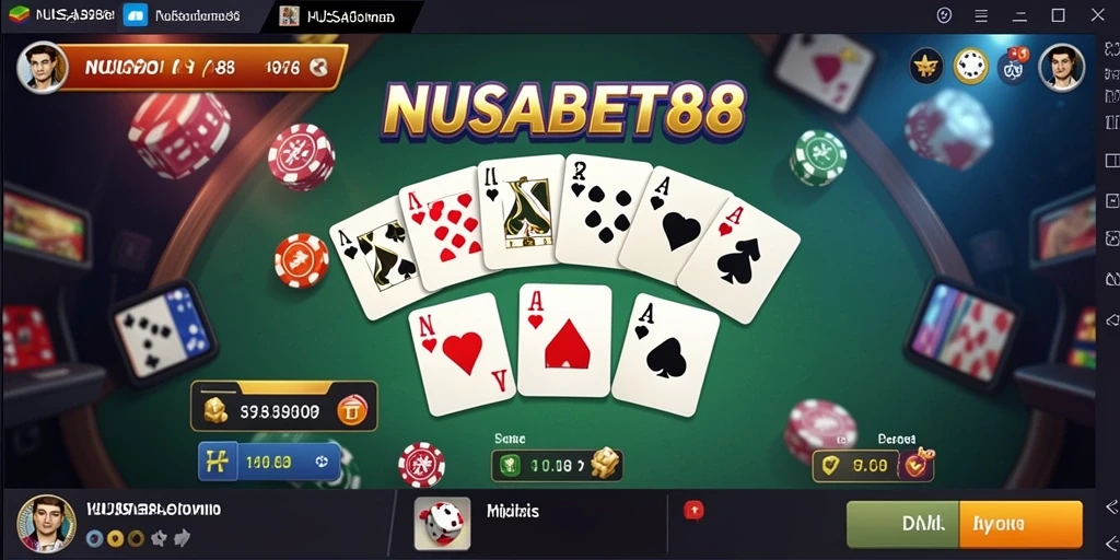 Screenshot gameplay NUSABET88 yang seru dan interaktif.