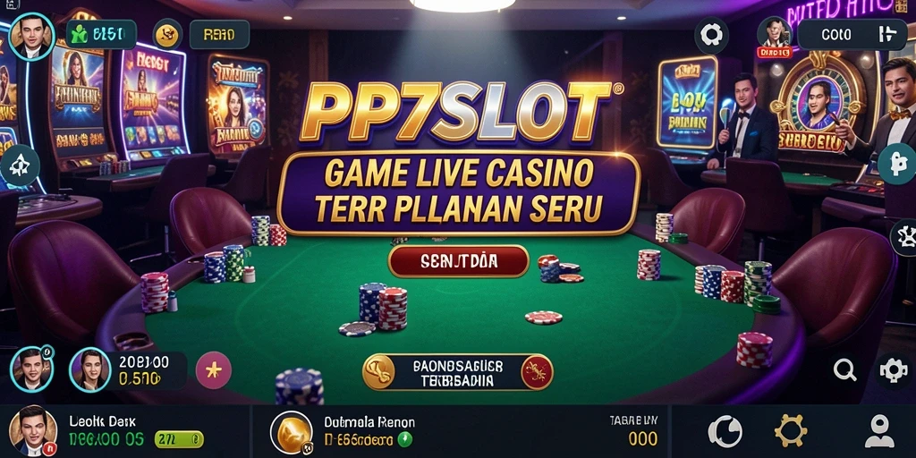 Gameplay seru dan interaktif di PP7SLOT Live Casino.