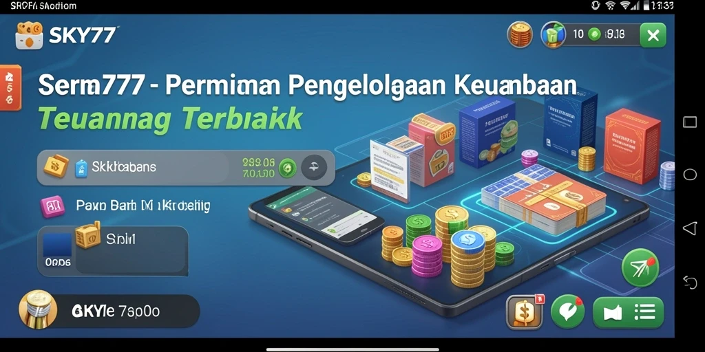Tampilan gameplay SKY77 yang menarik dalam menciptakan kerajaan bisnis.